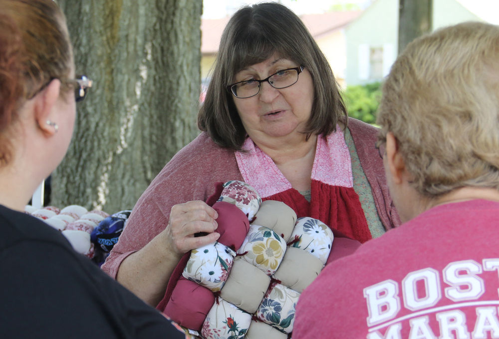 Enjoying the annual Sugar Valley Rally Craft Fair